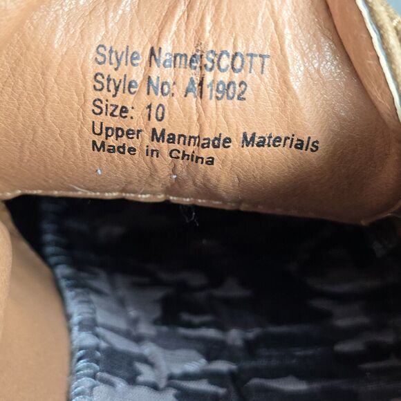 La‎ Milano Mens 10M Italian Design A11902 Scott Brown Dress Shoes - Picture 12 of 12